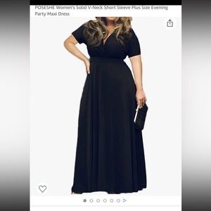 Plus size formal maxi dress